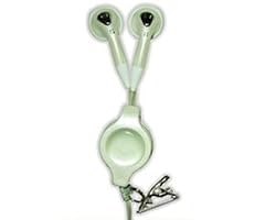 Retractable Stereo Headset for iPod by Pexell