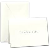 Green Intaglio Thank You Notes