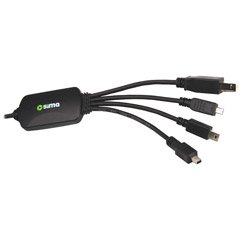 Sima SUO-100 USB Multi Cable - Black