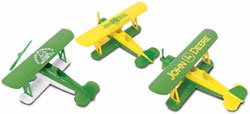 ALPHA INTERNATIONAL 4" STEARMAN BI-PLANE JOHN DEERE ASST