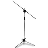 Seismic Audio - Tripod Microphone Mic Boom Stand - PA/DJ/Band/Church/Wedding use