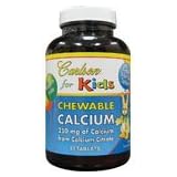 Carlson Labs Carlson for Kids Chewable Calcium, 250mg, 60 Tablets