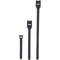 Leviton Recloseable Tie Wraps - 5", Black