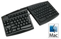 Goldtouch for Mac Adjustable Keyboard - Keyboard - USB - ergonomic - black
