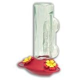Opus Garden Jewels 14 oz Glass Window Mounted Hummingbird Feeder