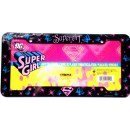 SuperGirl License Plate Frame (Made of Plastic)