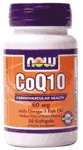 NOW COQ10 (Co-Enzyme Q10) 60 mg Softgels