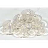20 pk. Clear Bobbins 102261103 (SA156) - Elna, Janome, Kenmore, Brother