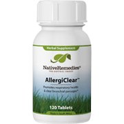 AllergiClear - Allergy Relief, 120 caps,(Native Remedies)