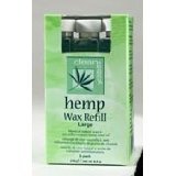 Clean+Easy Hemp Wax Refill 3pk Large.