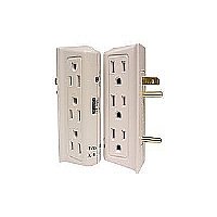 Cables Unlimited SRG-3000 6 Outlet Wall Tap Surge Strip