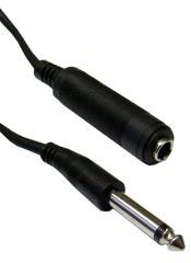 1/4" Mono Male to 1/4" Mono Female, 15 ft