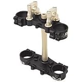 06-09 KAWASAKI KX250F: RG3 GEN2 COMPLETE CLAMP SET - 20MM OFFSET - BLACK (BLACK) by RG3 Suspension