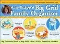 Amy Knapp Big Grid Family Organizer 2010 Wall Calendar