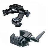 Bogen - Manfrotto Super Clamp w/ 3025 Camera Mounting Head