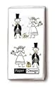 Paper + Design - 1042 Just Married bedruckte Taschent?cher - Hochzeit 21 x 21cm