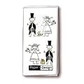 10 Taschent�cher Just Married - Hochzeit