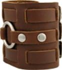 Men's 3 Strap Wristband - Genuine Leather