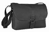 David King Leather Flap Messenger Bag
