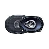 JVC CS-V6935 3-Way Coaxial 6x9 car speakers (Single, Blue)