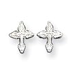 Sterling Silver CrossMini Earrings