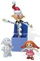 Rudolph the Red Nosed Reindeer Charlie in the Box Action Figure with Misfit Doll and Elephant