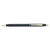 A.T. CROSS COMPANY / CRO2502 / Classic Century Retr Ballpoint Pen, Classic Black Brl, Black Ink, Med / Sold as 1 EA