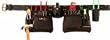 BOURN TOUGH LOT-724 Oil tan full grain cowhide leather contractors tool belt / tool apron