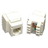 Cables To Go Premise Plus RJ-12 CAT3 Keystone Jack White 6C ( 03801 )