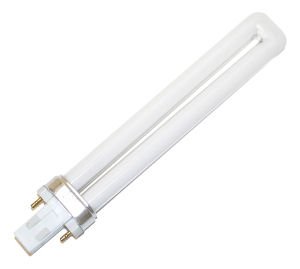 13 watt T4 2-Pin (GX23) Base 6,500K Duo-Tube Compact Fluorescent Eiko Light Bulb