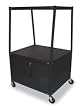 Dakota Designs 1DNP3 Audio-Visual Cart, Cabinet, 2 Shelves