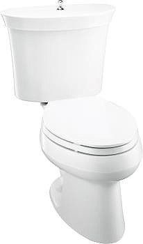 Toilet Two Piece Elongated by Kohler - K-3468 in Wild Rose