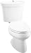 Toilet Two Piece Elongated by Kohler - K-3468 in Wild Rose
