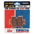SBS Parts Unlimited/ Off-Road Racing Sintered Metal Brake Pads 544SI.S-PU SBS Parts Unlimited/ Off-Road Racing Sintered Metal Brake Pads 544SI.S-PU