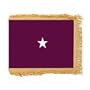 Army Medical Brigadier General Flag with Pole Hem and Fringe