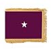 Army Medical Brigadier General Flag with Pole Hem and Fringe
