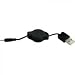 OLIVIASPHONES NOKIA THIN PIN RETRACTABLE USB CHARGER CABLE FOR NOKIA 6303i MOBILE PHONE