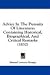 Books : Advice In The Pursuits Of Literature: Containing Historical, Biographical, And Critical Remarks (1832)