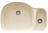 Franke Undermount Double Bowl Fireclay Kitchen Sink PRK160MB Matte Black