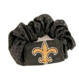 New Orleans Saints NFL Jersey Hair Scrunchie (Black)