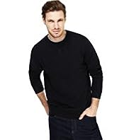 XXXL Crew Neck Plain Sweat Top