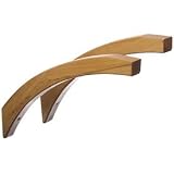 Buy 16 Inch Angled Wood Shelf Brackets - Honey Maple