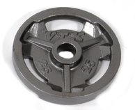 25 Pound VTX Olympic Grip Weight Plates with 3 Grip Holes - 1 Pair