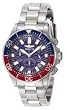 INVICTA SAPPHIRE DIVER CHRONOGRAPH BLUE DIAL BLUE/RED BEZEL 17052