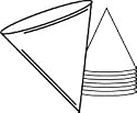 Igloo 4.25oz Cone 1000ct Igloo Water Cups