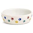 Ethical - Spot Paw Print Cat Bowl (5-1/4 Inch Diameter)