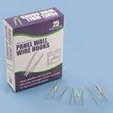 Advantus Panel Wall Wire Hooks, Silver, 25 Hooks per Pack (75370)