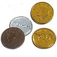 Min Qty 1440 Chocolate Coins, Foil Wrapped, Kosher