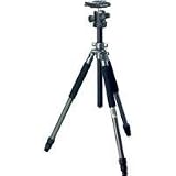 Giottos MT-9250, 4 Section Aluminum MT II Series Classic Universal Tripod Legs with MH-1001 QR Ball Head, Maximum Height 65.3in, Supports 11lbs