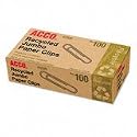 ACCO 72525 ACCO Recycled Paper Clips, Jumbo, 100 clips